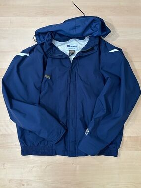 Gortex Boathouse brand jacket L Navy blue with white accents